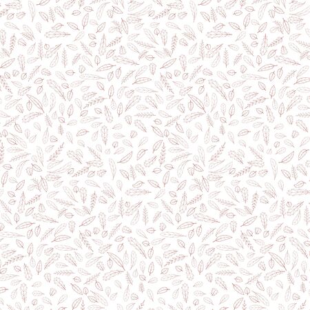 Autumn pattern background  isolate on white backgroundのイラスト素材