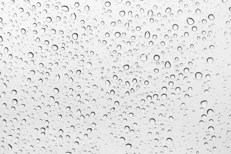 Water drops background , rain drops on glassの写真素材
