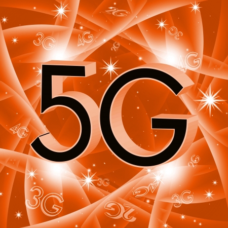 5G Backgroundの写真素材