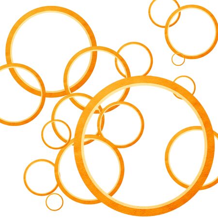 Recycled paper stick on white background の写真素材