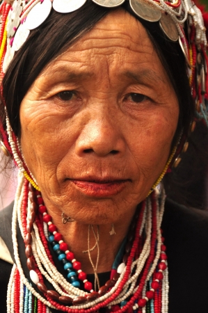 CHIANG RAI, THAILAND - SEP 2 : Swing Festival  Rams spawned Annual festival of Akha Akha Chiang Rai Association on 2 September 2010 at Baan Saen Jai , Mae Salong , Mae Fah Luang, Chiang Rai, Thailandのeditorial素材