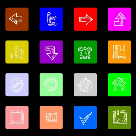 Collection ICON Set のイラスト素材