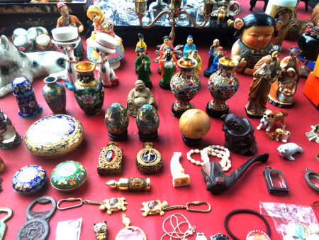 Second Hand Market, Old Objects, Vintageの写真素材