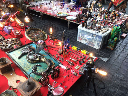 Second Hand Market, Old Objects, Vintageの写真素材