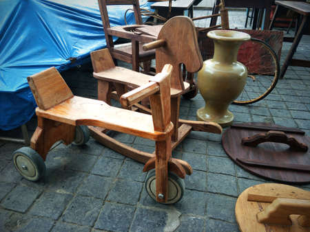 Second Hand Market, Old Objects, Vintage...の写真素材