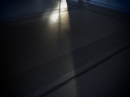 The light of the street in the evening. Abstract background for design.の写真素材