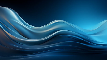 Abstract blue background gradient with dark blue, AI generatedの素材