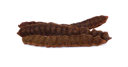 Soap Bobs, Acacia Concinna on white backgroundの写真素材