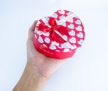 Making a Gift boxの写真素材