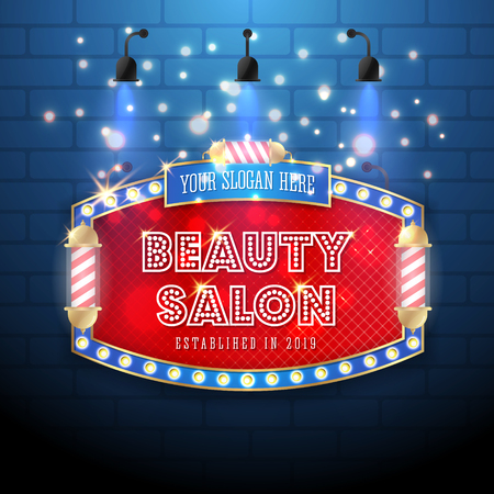 Realistic light bulbs with frame and shining decoration.のイラスト素材