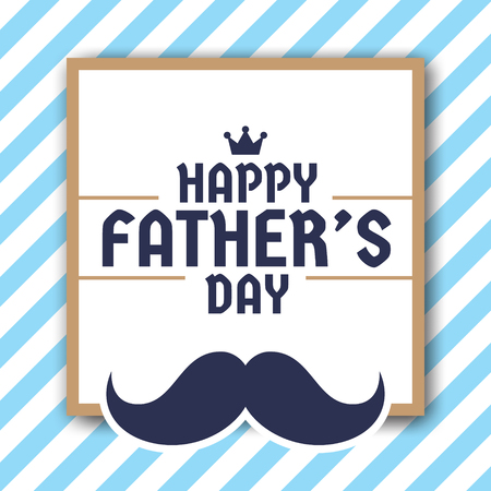Happy Father's Day Greeting Card Background. Vector illustrationのイラスト素材