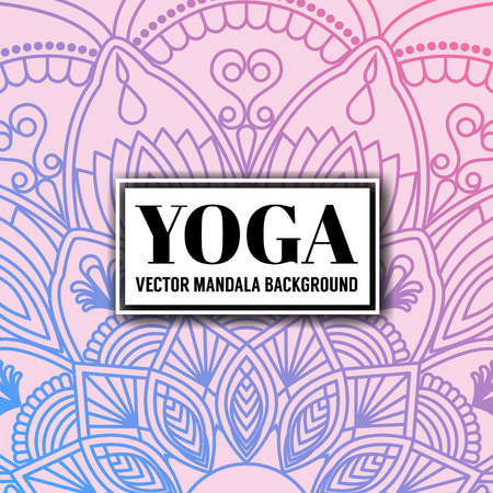 mandala decorative and ornamental design. Vector illustrationのイラスト素材