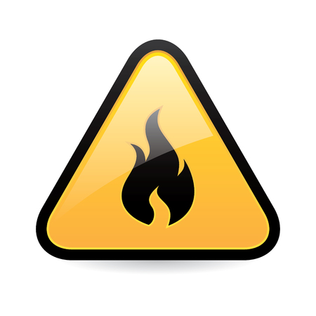 Fire Hazard Iconのイラスト素材