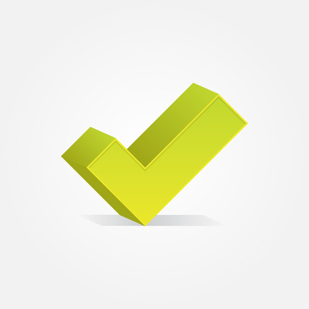 Green Check Mark Illustrationのイラスト素材