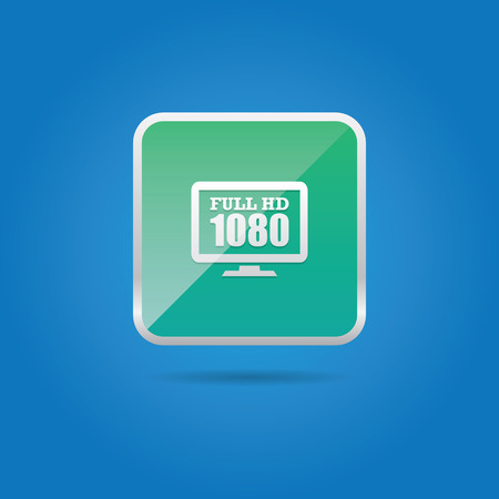 Full HD 1080p Iconのイラスト素材