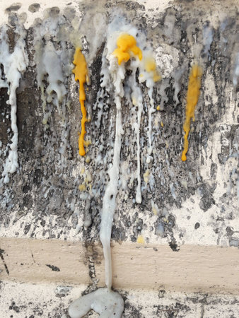 Melting candleの写真素材