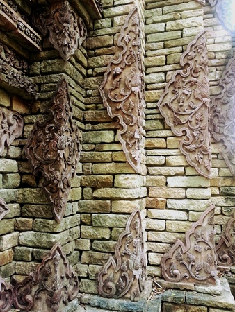 The architectural wallの素材