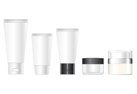 cosmetic packagingのイラスト素材