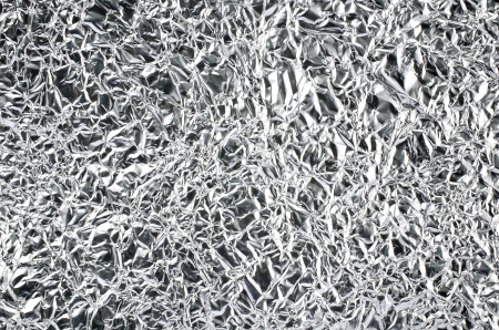 Aluminum foil texture backgroundの写真素材