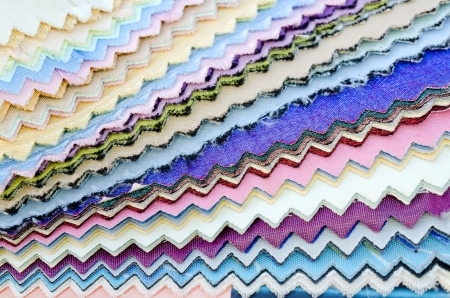 colourful curtain texure materialの写真素材