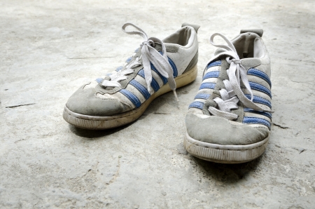 Old Running Shoesの写真素材