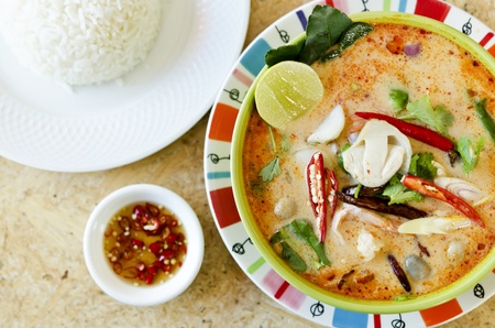 Tom Yam Kung  Thai cuisine の写真素材