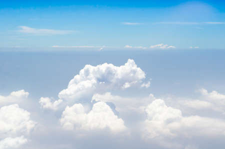 Blue sky and white cloud 