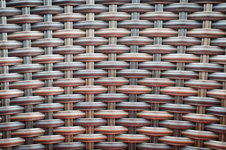 texture of plastic dark brown weave .