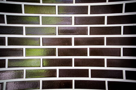 Brown Tiled wall background .の写真素材