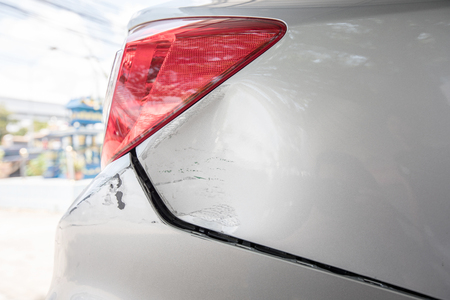 Close up of the old car waiting for repair colorの写真素材
