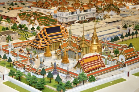Model of Grand palace bangkok, THAILANDのeditorial素材