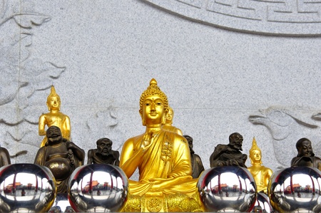 Buddha images, Bangkok, Thailandの写真素材