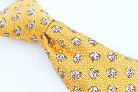 Tie a tie for the neck to have a good personalityの写真素材