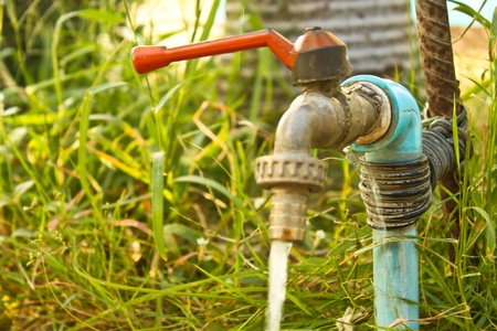 old water tapの写真素材