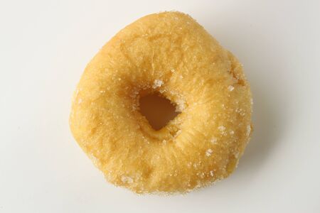 donut isolated on whiteの写真素材