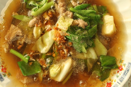 Traditional Thai Food ,thai - noodle(Lad na)の写真素材