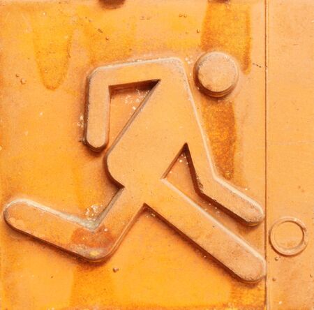 logo of football  manの写真素材