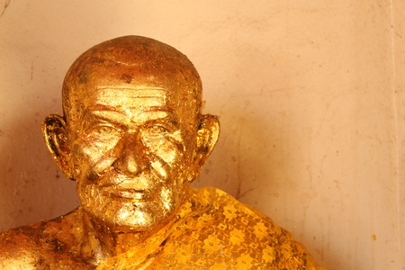 buddha face closeupの写真素材