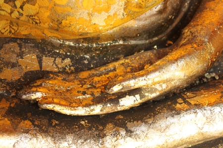 hand image of buddhaの写真素材