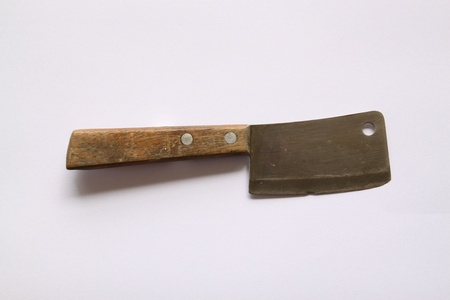 Knife on white background 
