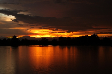 sunsetの写真素材