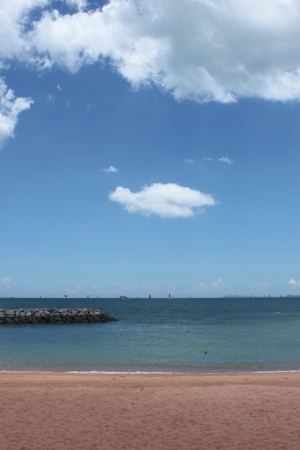 beach and skyの写真素材