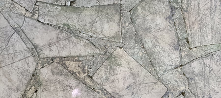 cracked concrete floor texture background,abstract background,old wallの写真素材