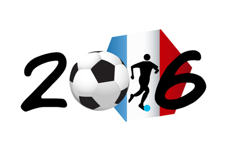 France soccer symbol 2016のイラスト素材