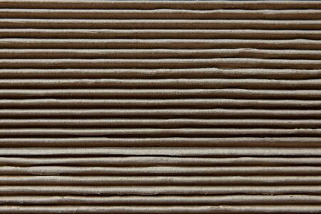 Corrugated Paper Texture Background. Closeup shot and selective focus