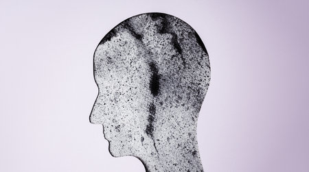 Mental Health Concepts. Weak, Stressed Down. Anxiety, Negative Feeling. Depressed Emotional inside a Brain and Mindの写真素材