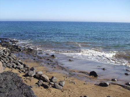 Gran Canaria, Caldera de Taburiente beachの写真素材