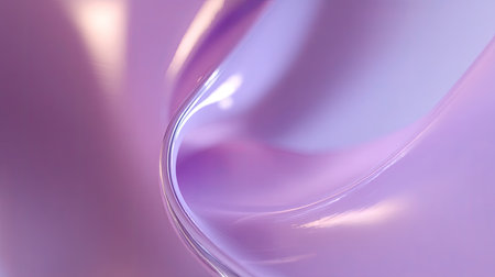 An abstract closeup of soft flowing textures in shades of purple and lilac. This image captures the elegance and beauty of smooth surfaces, perfect for artistic projects.の素材