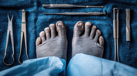 Close-up image featuring a patientの素材