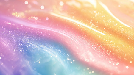 A mesmerizing abstract background featuring vibrant pastel colors and sparkling effects. Perfect for use in creative projects, wallpapers, and artistic designs.の素材